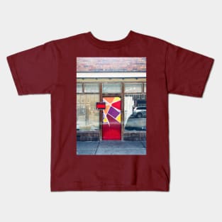 Colorful Door on Condemned Building Kids T-Shirt